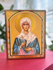 Рукописная икона Ирина Египетская №3