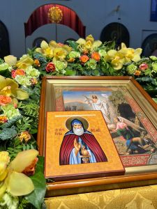 Рукописная икона Илья Муромец