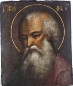 Рукописная икона Иоанн Богослов 5 