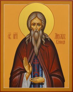 Рукописная икона Михаил Клопский