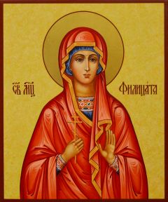Рукописная икона Филицата