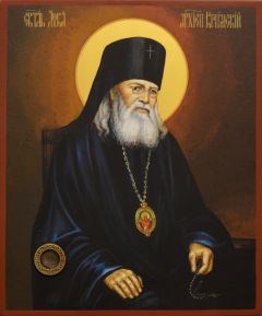 Рукописная икона Лука Крымский №24