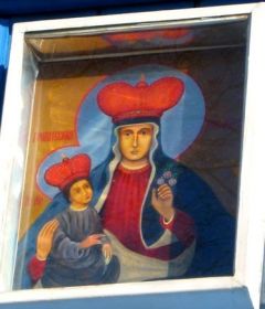 Рукописная икона Груздовская