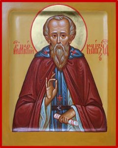 Рукописная икона Макарий Калязинский
