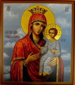 Рукописная икона Избавительница