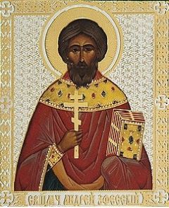 Рукописная икона Андрей Ефесский