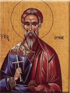 Рукописная икона Ермий Команский