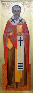 Рукописная икона Зинон Веронийский