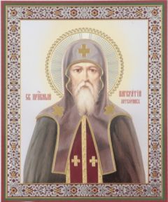 Рукописная икона Панкратий Печерский