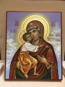 Рукописная икона Феодоровская живопись