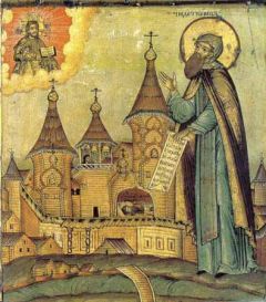 Рукописная икона Александр Ошевенский