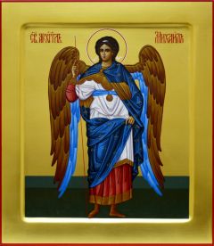 Рукописная икона Архангел Михаил 40