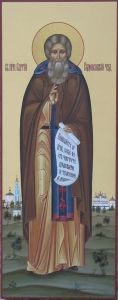 Мерная икона Сергий Радонежский 3