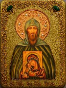 Икона Князь Игорь с камнями