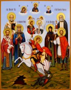 Рукописная семейная икона 110