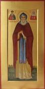 Рукописная икона Арсений Новгородский